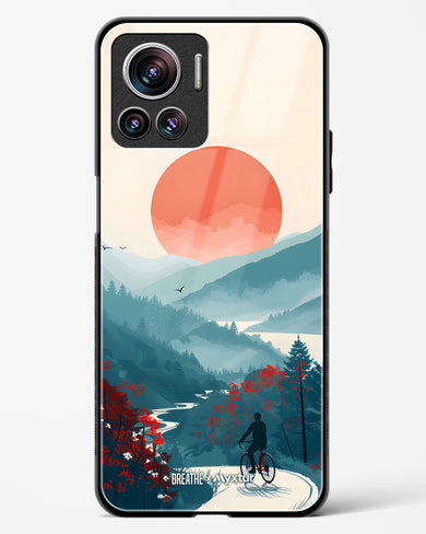 Biking Paths [BREATHE] Glass Case Phone Cover (Motorola)