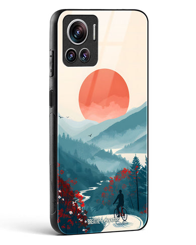 Biking Paths [BREATHE] Glass Case Phone Cover (Motorola)