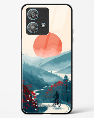 Biking Paths [BREATHE] Glass Case Phone Cover (Motorola)