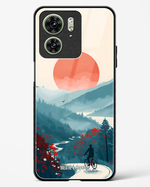 Biking Paths [BREATHE] Glass Case Phone Cover (Motorola)