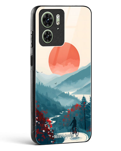 Biking Paths [BREATHE] Glass Case Phone Cover (Motorola)