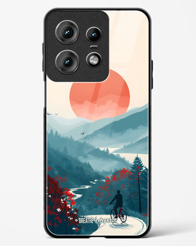 Biking Paths [BREATHE] Glass Case Phone Cover (Motorola)