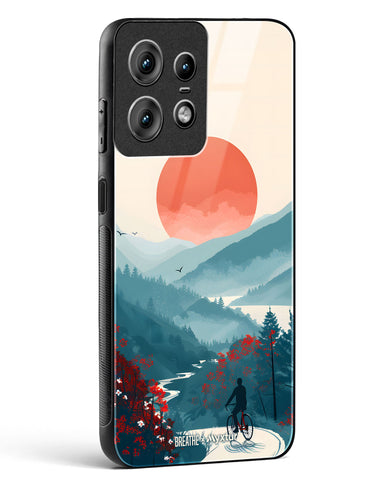 Biking Paths [BREATHE] Glass Case Phone Cover (Motorola)