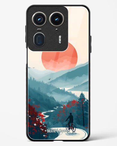 Biking Paths [BREATHE] Glass Case Phone Cover (Motorola)