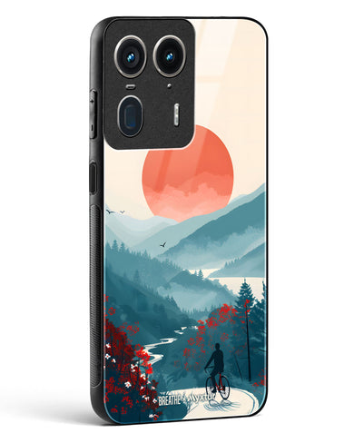 Biking Paths [BREATHE] Glass Case Phone Cover (Motorola)
