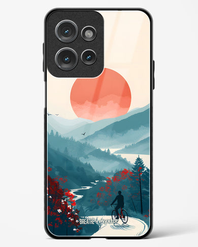 Biking Paths [BREATHE] Glass Case Phone Cover (Motorola)