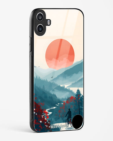 Biking Paths [BREATHE] Glass Case Phone Cover (Nothing)