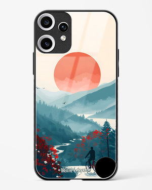 Biking Paths [BREATHE] Glass Case Phone Cover (Nothing)