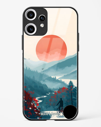 Biking Paths [BREATHE] Glass Case Phone Cover (Nothing)
