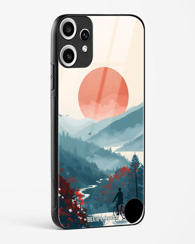 Biking Paths [BREATHE] Glass Case Phone Cover (Nothing)