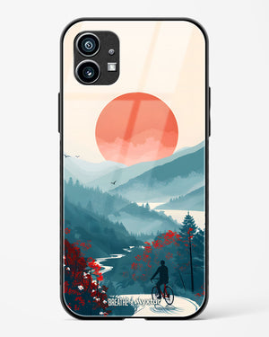 Biking Paths [BREATHE] Glass Case Phone Cover (Nothing)