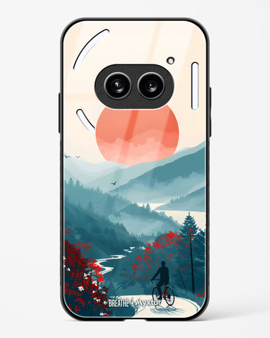 Biking Paths [BREATHE] Glass Case Phone Cover (Nothing)