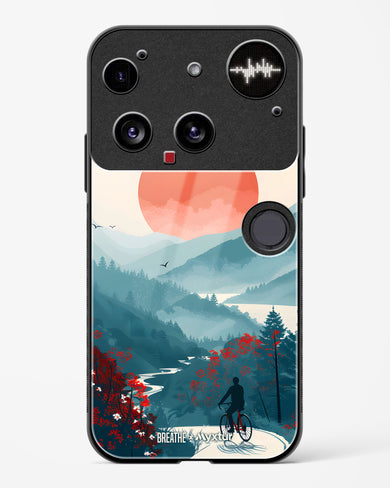 Biking Paths [BREATHE] Glass Case Phone Cover (Nothing)