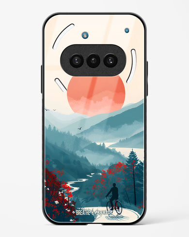 Biking Paths [BREATHE] Glass Case Phone Cover (Nothing)