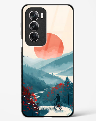 Biking Paths [BREATHE] Glass Case Phone Cover (Oppo)