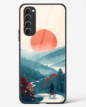 Biking Paths [BREATHE] Glass Case Phone Cover (Oppo)