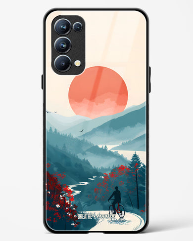 Biking Paths [BREATHE] Glass Case Phone Cover (Oppo)