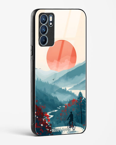 Biking Paths [BREATHE] Glass Case Phone Cover (Oppo)