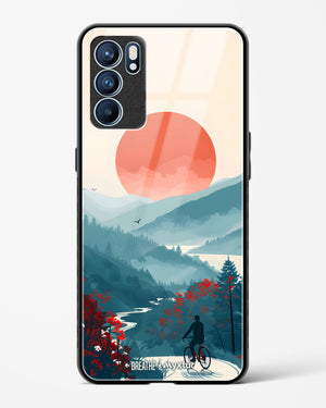 Biking Paths [BREATHE] Glass Case Phone Cover (Oppo)