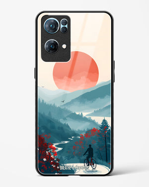 Biking Paths [BREATHE] Glass Case Phone Cover (Oppo)