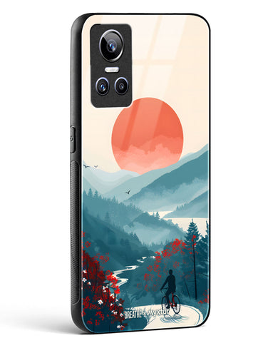 Biking Paths [BREATHE] Glass Case Phone Cover (Realme)