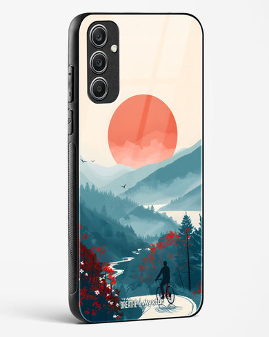 Biking Paths [BREATHE] Glass Case Phone Cover (Samsung)