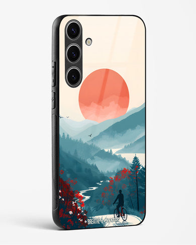 Biking Paths [BREATHE] Glass Case Phone Cover (Samsung)