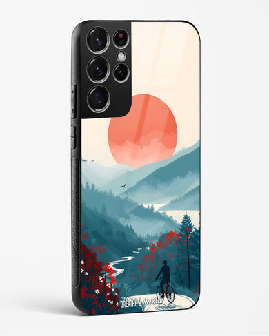 Biking Paths [BREATHE] Glass Case Phone Cover (Samsung)