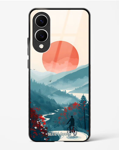 Biking Paths [BREATHE] Glass Case Phone Cover (Samsung)