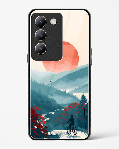 Biking Paths [BREATHE] Glass Case Phone Cover (Vivo)