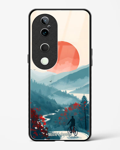 Biking Paths [BREATHE] Glass Case Phone Cover (Vivo)