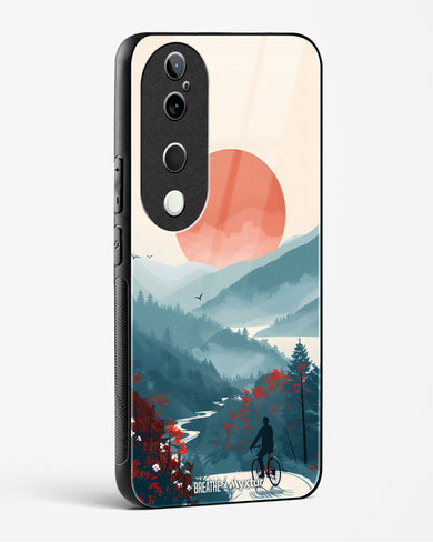 Biking Paths [BREATHE] Glass Case Phone Cover (Vivo)