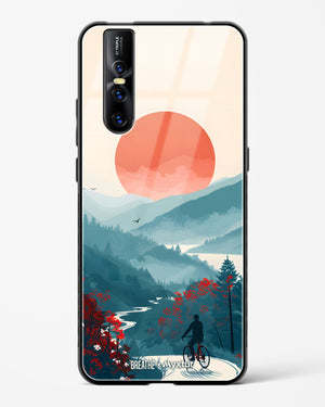 Biking Paths [BREATHE] Glass Case Phone Cover (Vivo)