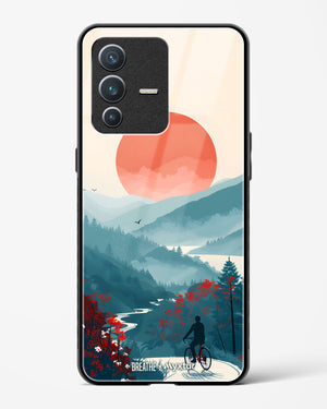 Biking Paths [BREATHE] Glass Case Phone Cover (Vivo)