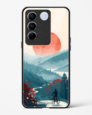 Biking Paths [BREATHE] Glass Case Phone Cover (Vivo)