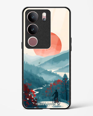 Biking Paths [BREATHE] Glass Case Phone Cover (Vivo)