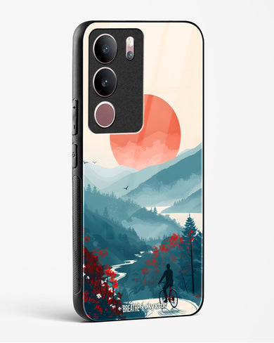 Biking Paths [BREATHE] Glass Case Phone Cover (Vivo)