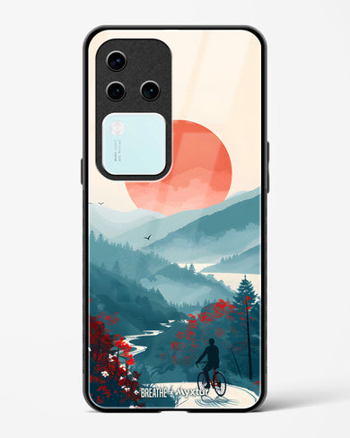 Biking Paths [BREATHE] Glass Case Phone Cover (Vivo)