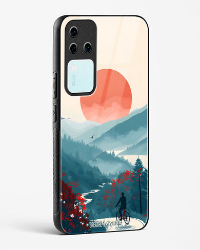 Biking Paths [BREATHE] Glass Case Phone Cover (Vivo)