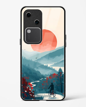 Biking Paths [BREATHE] Glass Case Phone Cover (Vivo)