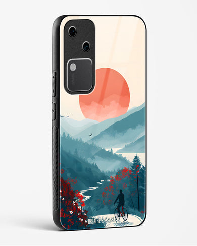 Biking Paths [BREATHE] Glass Case Phone Cover (Vivo)