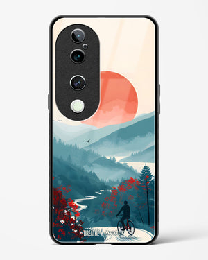 Biking Paths [BREATHE] Glass Case Phone Cover (Vivo)