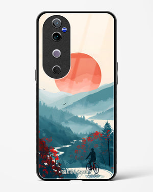 Biking Paths [BREATHE] Glass Case Phone Cover (Vivo)