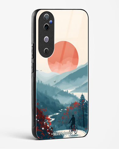 Biking Paths [BREATHE] Glass Case Phone Cover (Vivo)
