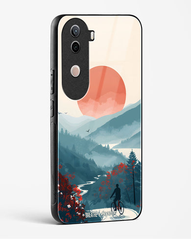 Biking Paths [BREATHE] Glass Case Phone Cover (Vivo)