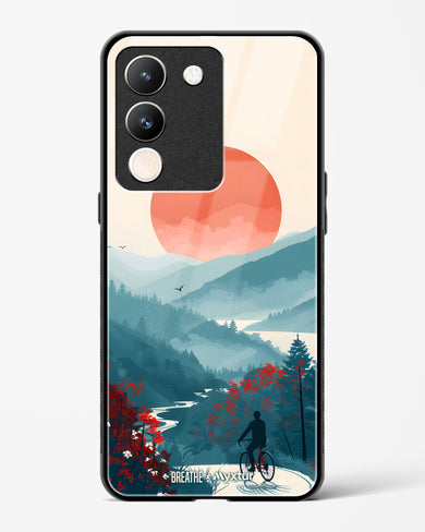 Biking Paths [BREATHE] Glass Case Phone Cover (Vivo)