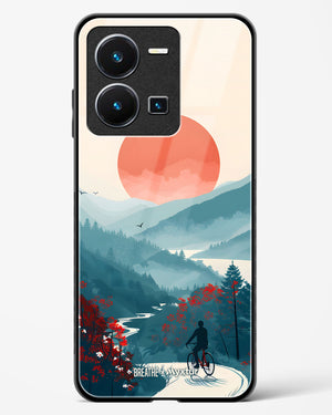 Biking Paths [BREATHE] Glass Case Phone Cover (Vivo)