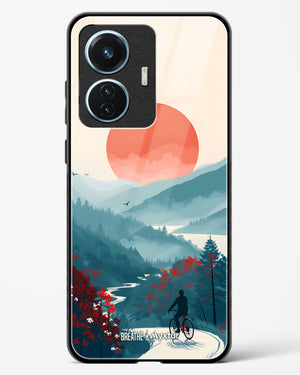 Biking Paths [BREATHE] Glass Case Phone Cover (Vivo)