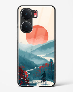 Biking Paths [BREATHE] Glass Case Phone Cover (Vivo)