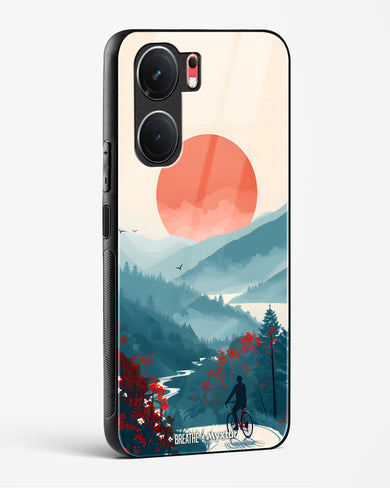 Biking Paths [BREATHE] Glass Case Phone Cover (Vivo)
